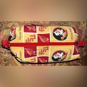 Florida State Seminoles Themed Pouch, FSU Make Up Bag